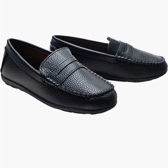 Moustache Other - 🖤MOUSTACHE BOYS LEATHER LOAFERS- Classic European Dress Shoes WORN ONCE- SIZE 10